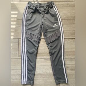 KIDS GRAY ADIDAS JOGGERS